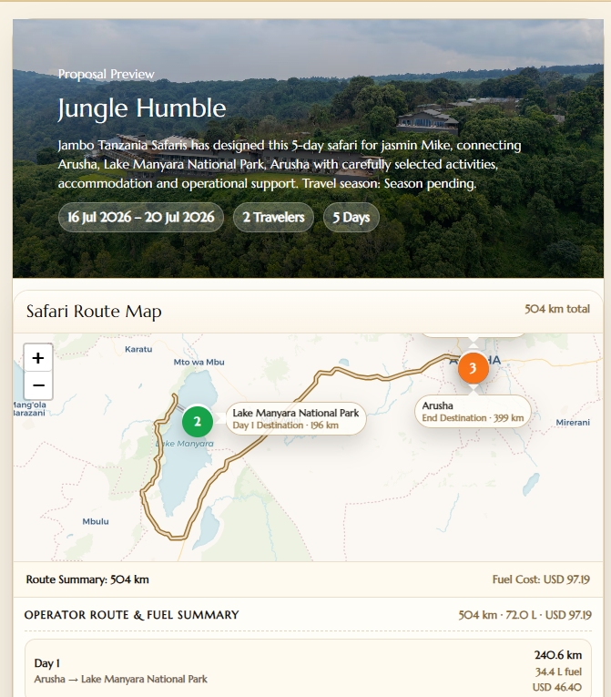 Route intelligence